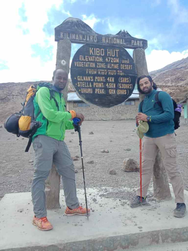 Last step of the Climb Mount Kilimanjaro