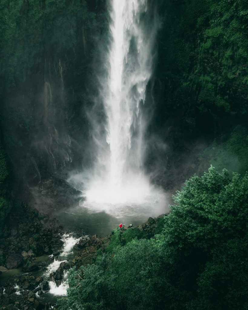 Stunning waterfalls in North sumatra 