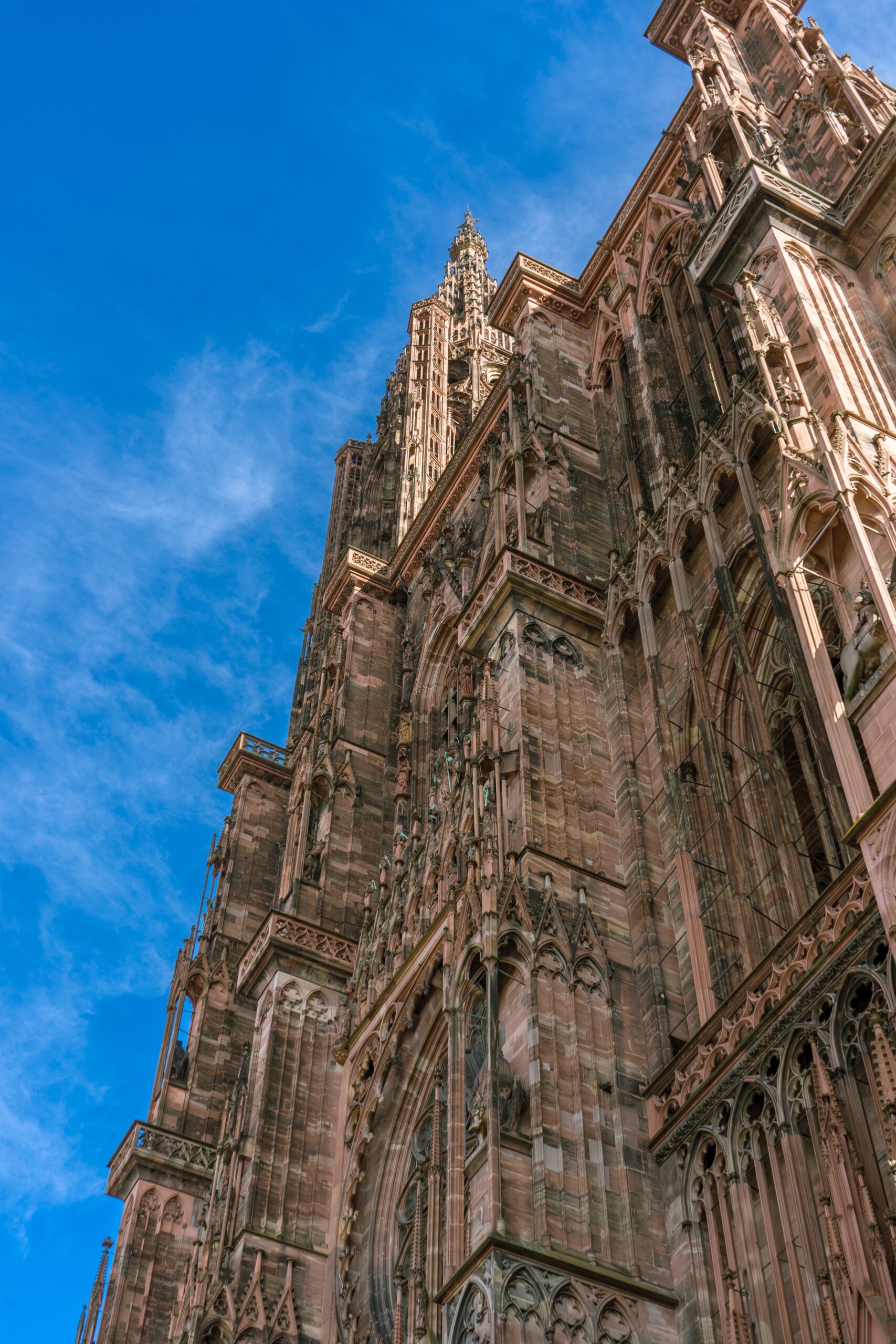 The Strasbourg Cathedral during sunset