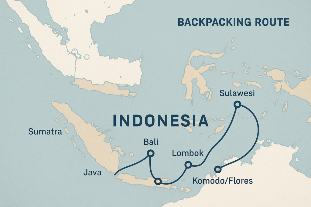 backpacking Indonesia
